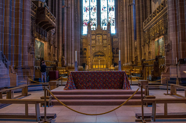 Interior of the Anglican Cathedral,v67 Liverpool