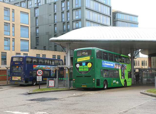 Konectbus buses in Norwich bus station - 9 Feb 2024 (P1170372)