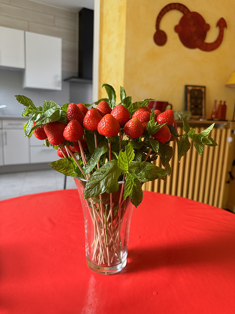 Bouquet de fraises