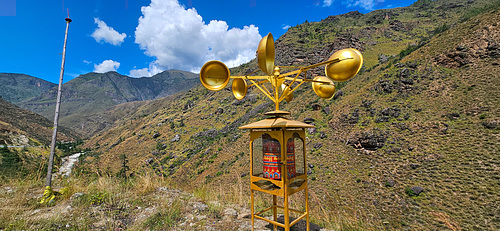 Wind Powered Prayer Wheel