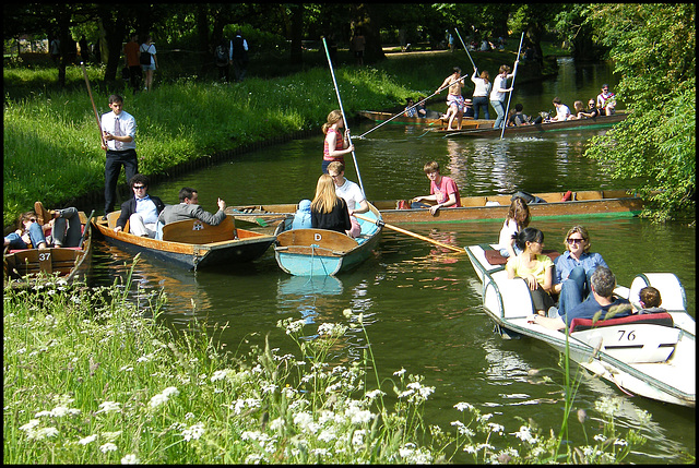 Cherwell boat jam