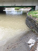 Flooded bike path in Calgary Canada