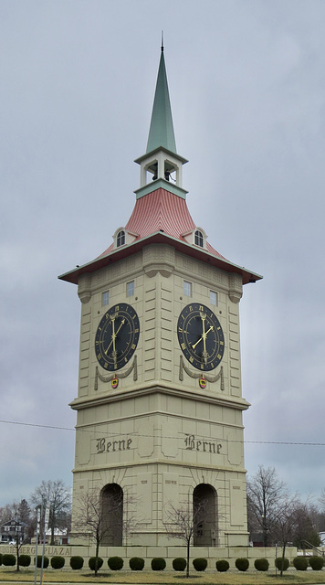 Berne, Indiana clock tower