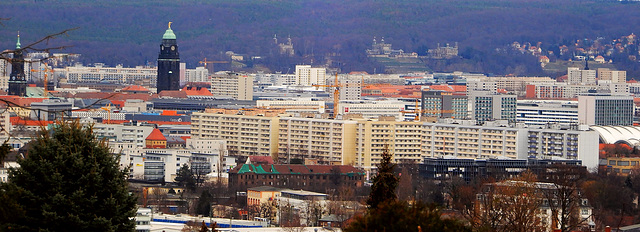 Blick auf den Dresdner Westen