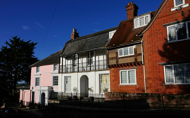 Three distinctive houses