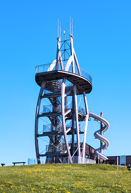 Aussichtsturm Noahs Segel in der Rhön.