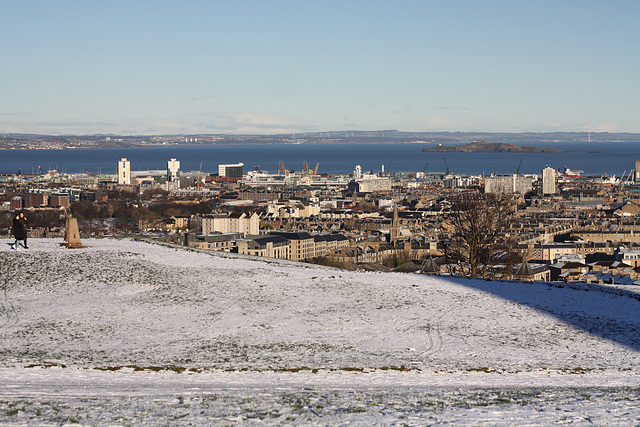 View towards Leith Docks