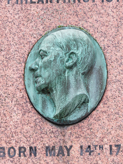 kensal green cemetery, london,1879 cenotaph memorial to robert owen+1858