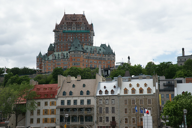 Chateau Frontenac From Basse Ville