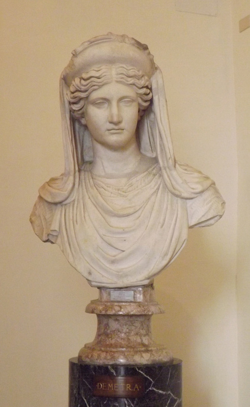 Bust of Demeter in the Palazzo Altemps, June 2012