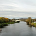 Die Ruhr von der Lakebrücke aus (Witten-Heven) / 6.11.2021