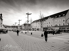 Leoben - Hauptplatz BW