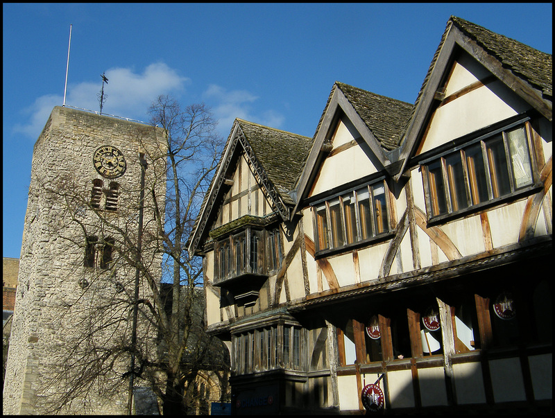 old tower and merchant's house