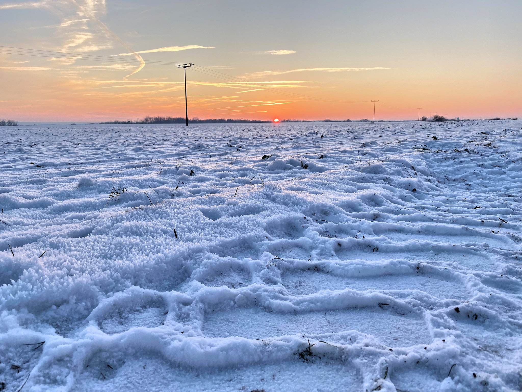 Spuren im Schnee...