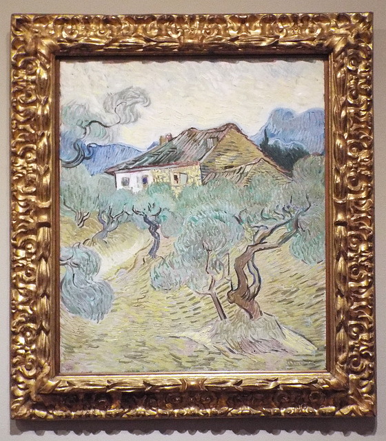 Farmhouse among Olive Trees by Van Gogh in the Metropolitan Museum of Art, July 2023