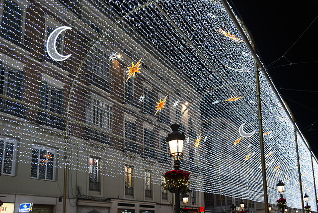 Bóveda de cañón en la calle Larios (Málaga)