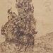 Detail of Cypresses Drawing by Van Gogh in the Metropolitan Museum of Art, July 2023