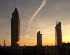 Sonnenaufgang an der Skyline Plaza