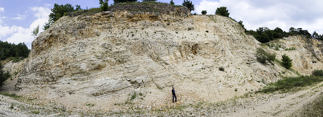 Ziswingen limestone quarry panorama