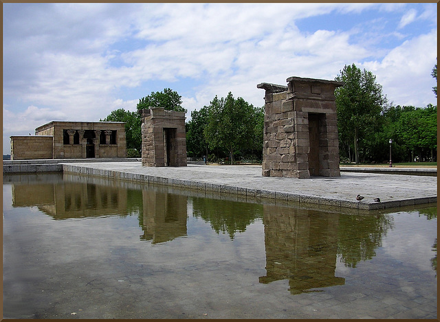 Das älteste Gebäude in Madrid - der Tempel Debod