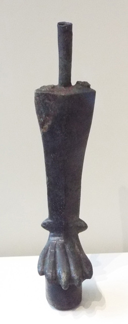 Bronze Tripod Leg in the Archaeological Museum of Madrid, October 2022