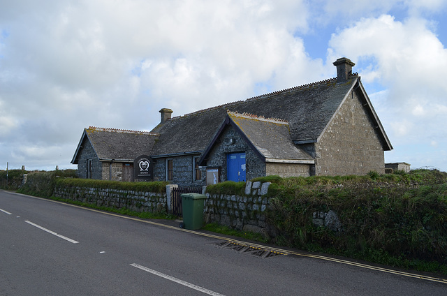 Cornwall, Church Town Hall Sennen