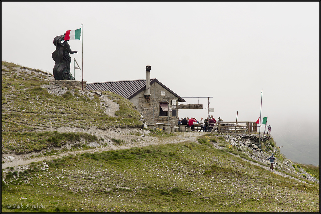 Rifugio del Alpini am Col Agnel