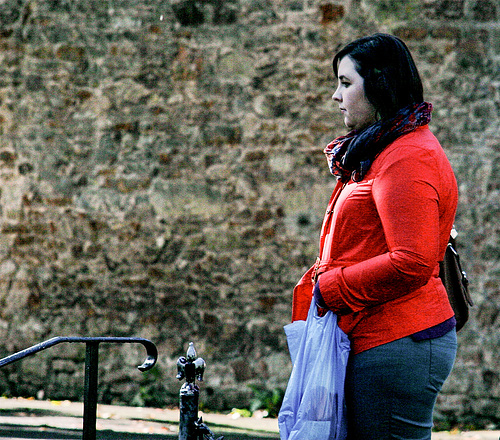 Girl in the Bishop's Palace Gardens