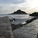 Penzance, Flooded Pavement to St.Michael's Mount Castle