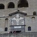 Entry gate with the imperial eagle of Charles V