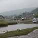 Porlock Weir in inclement weather