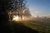 Stadlberg - Abendlicht im Nebel