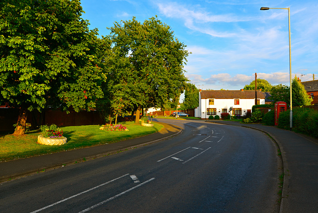 Haughton in the evening sun