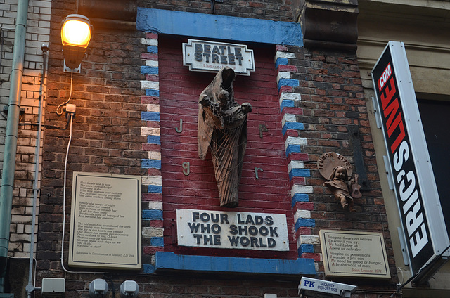 Liverpool, Mathew Street, Four Lads Who Shook the World