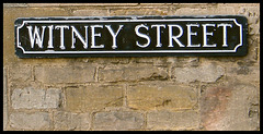 Witney Street sign