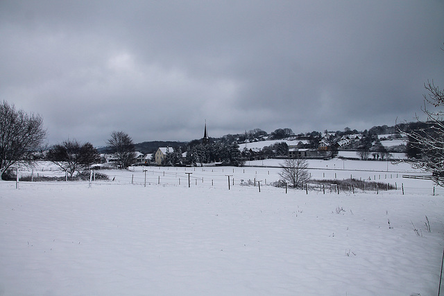 Herzkamp im Schnee (Sprockhövel) / 15.01.2024