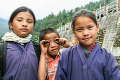 Trongsa school kids