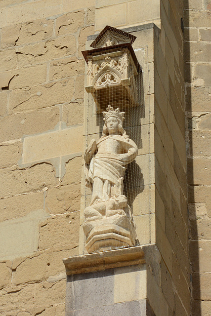 Romania, Brașov, The Third of Fifteen Sculptures on the Columns of the Black Church