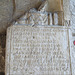 Musée archéologique de Split : stèle d'Asteris le sténographe
