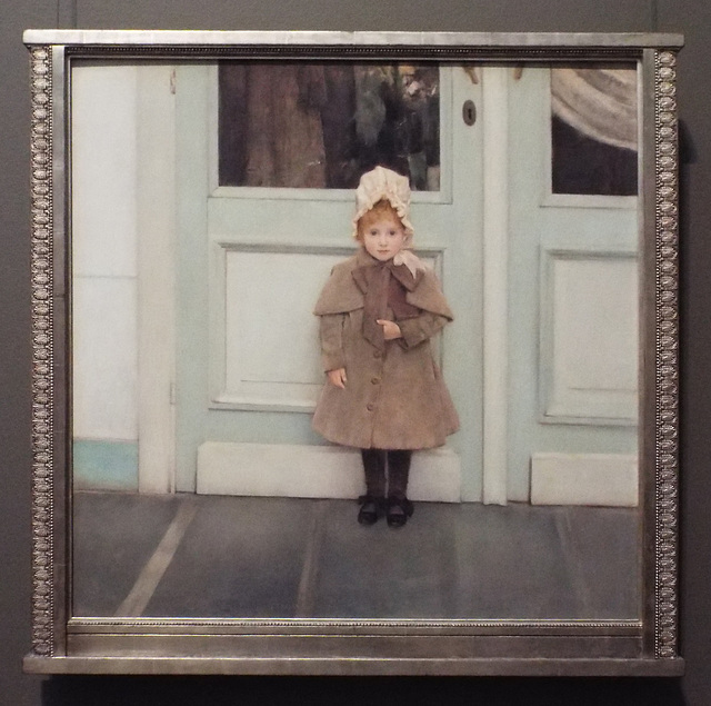 Portrait of Jeanne Kefer by Khnopff in the Getty Center, June 2016