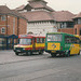 Eastern Counties TH894 (C894 BEX) and Eastern National ENOC 647 (L647 MEV) in Ipswich – 25 Apr 1994 (220-29)