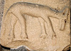 Detail of Possibly Saxon Coffin Lid, Darley Dale Church, Derbyshire