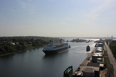 Panorama von der Holtenauer Brücke