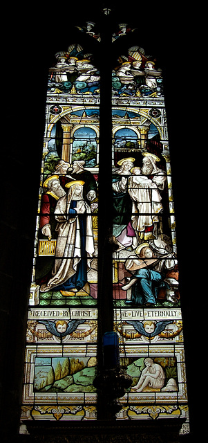 Memorial Window To Emma Walker, Lady Chapel, Chesterfield Church, Derbyshire