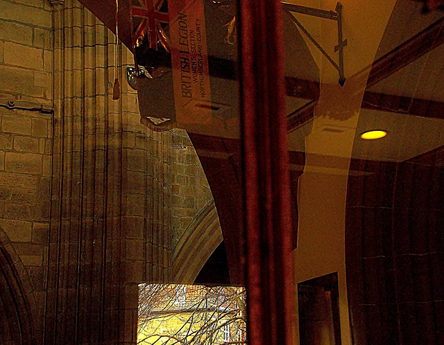 Regimental Colours/Flags. St Nicholas Cathedral, Newcastle