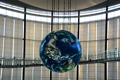 Tokyo, Giant Digital Globe at the National Museum of Emerging Science and Innovation