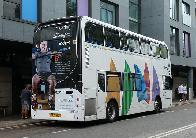 Libertybus 2605 (J 122042) in St. Helier - 4 Aug 2019 (P1030536)