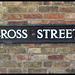 Cross Street sign