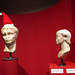 Sculpture of Roman Emperor Claudius' head.