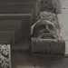 Bärtiger an der Hauswand